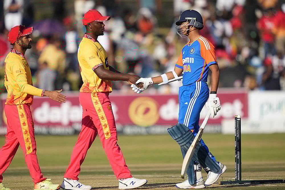 | Photo: AP/Tsvangirayi Mukwazhi : Zimbabwe vs India 4th T20I